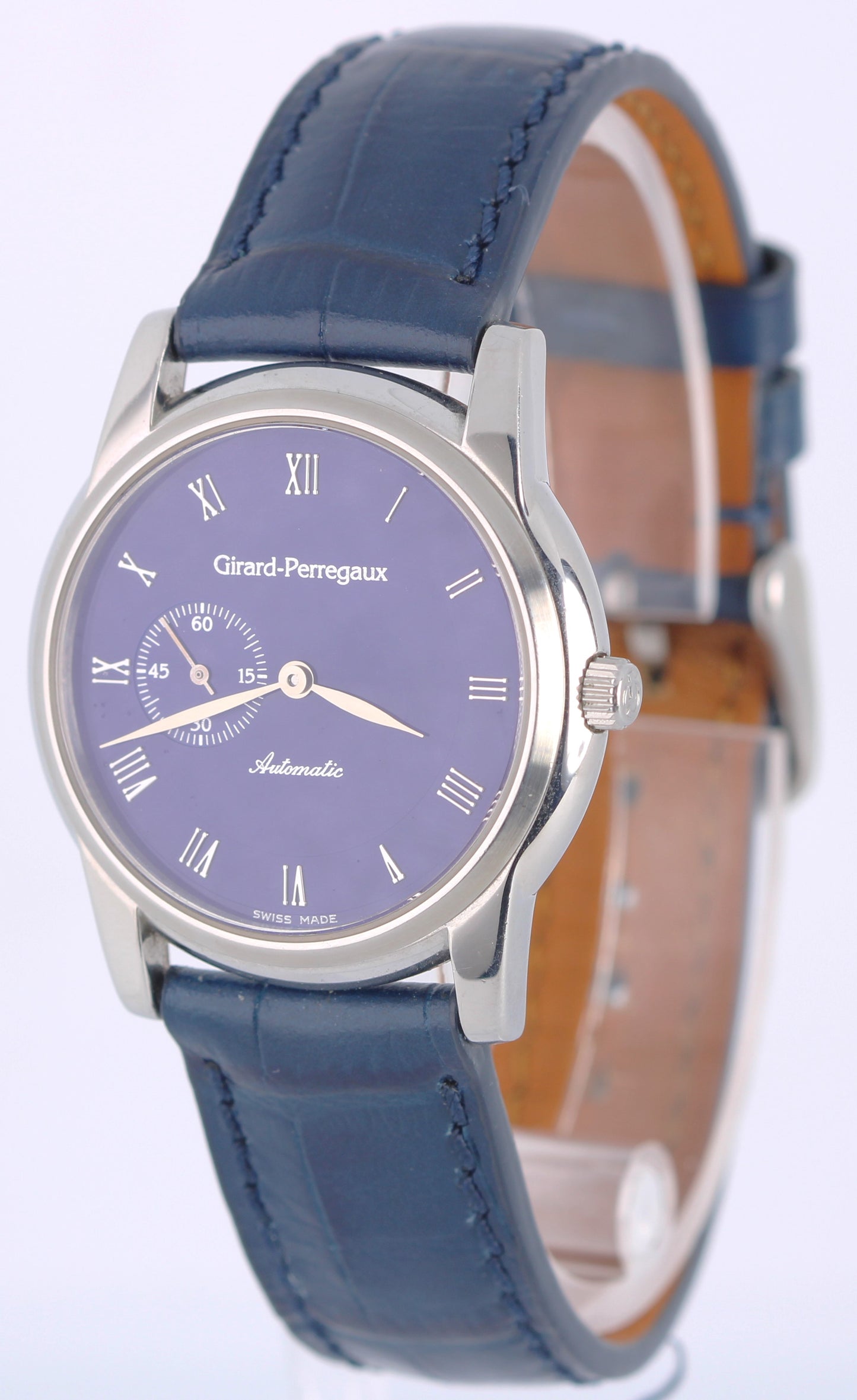 Girard-Perregaux Classique Elegance Small Seconds Blue Roman 34mm 9050 Watch
