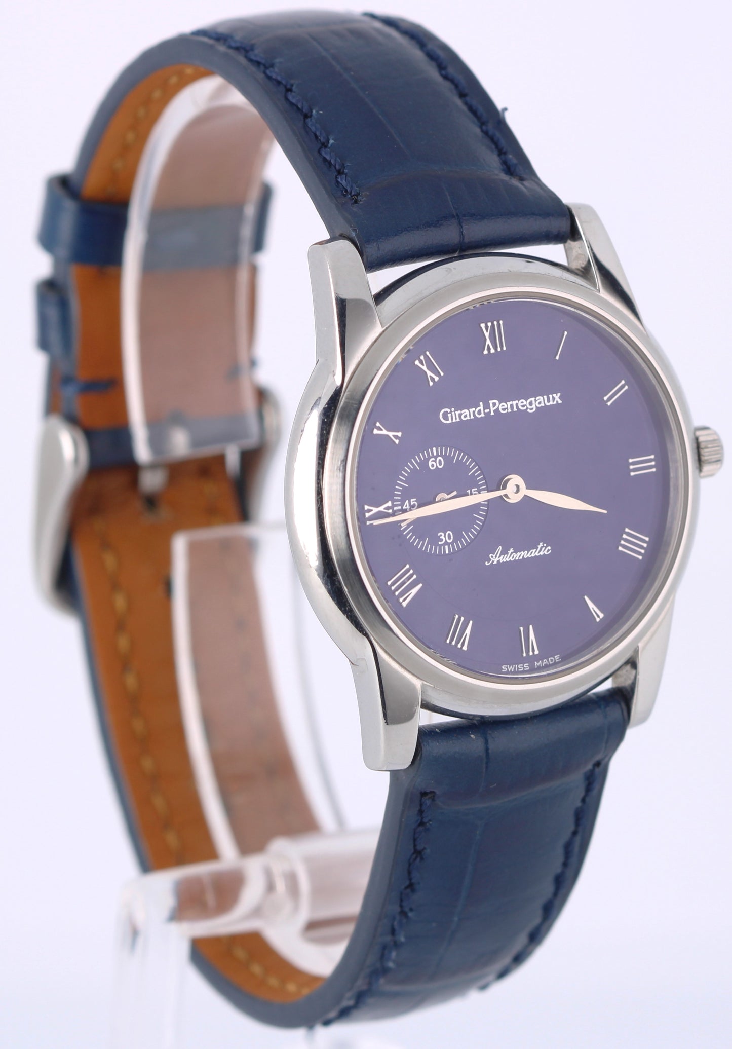 Girard-Perregaux Classique Elegance Small Seconds Blue Roman 34mm 9050 Watch