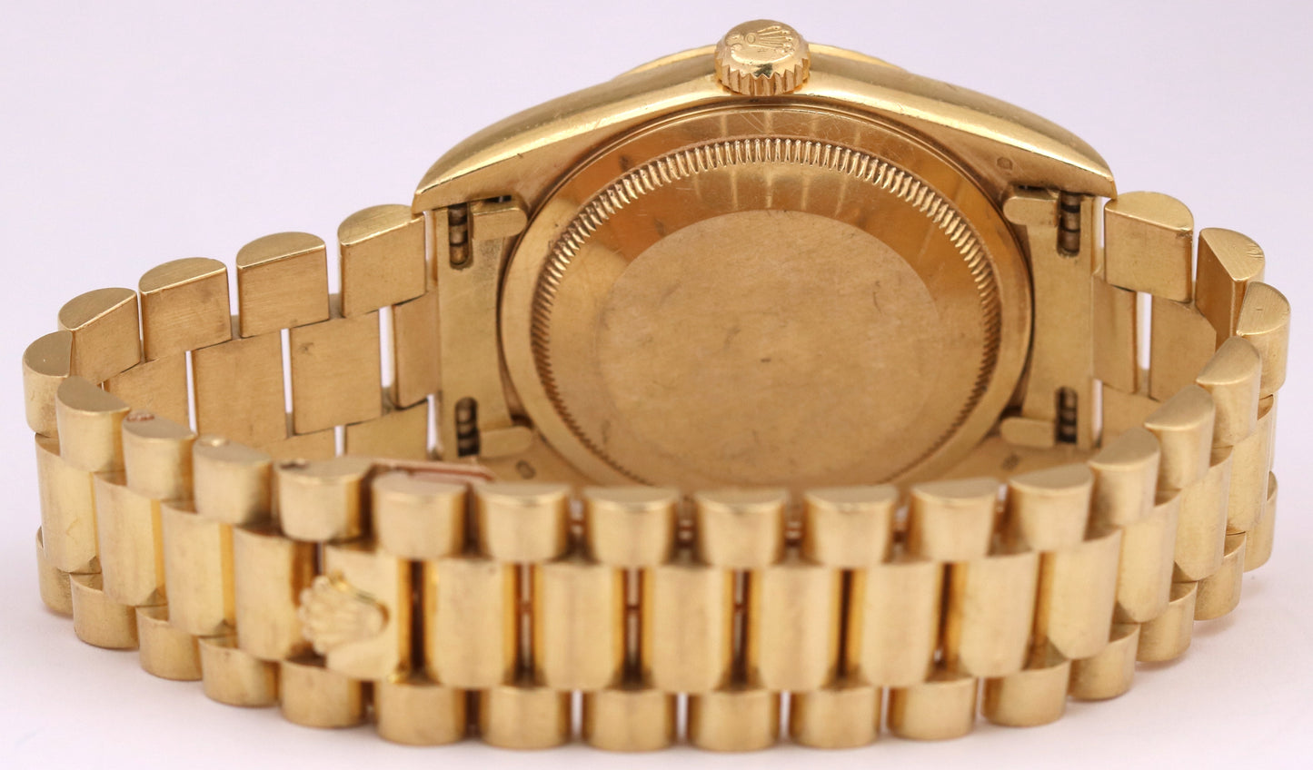 UNPOLISHED Rolex Day-Date President MOP DECO ROMAN 36mm 18K Yellow Gold 18238