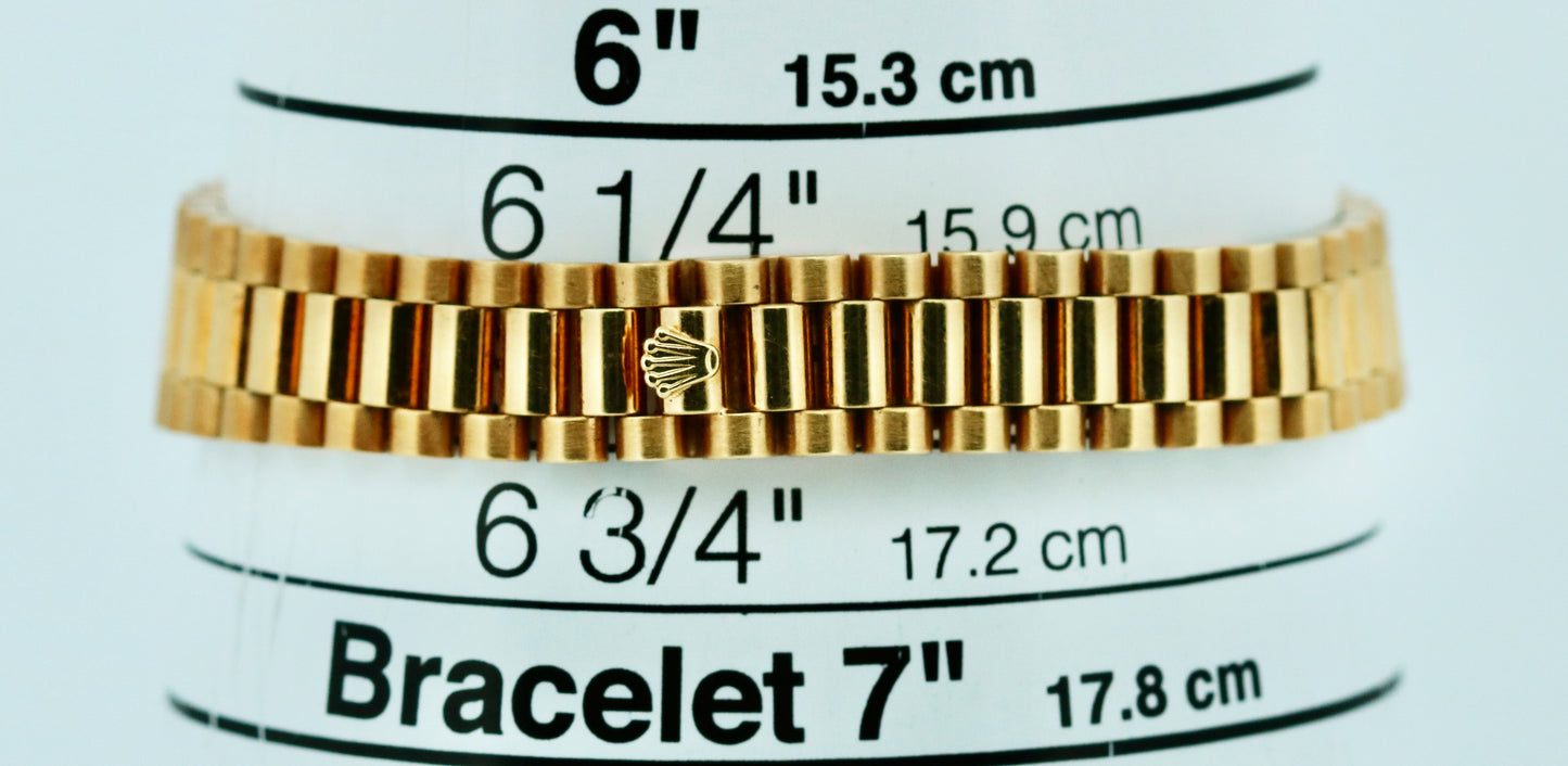 PAPERS Ladies Rolex DateJust President 26mm SILVER DIAMOND 18K Gold 69178 BOX