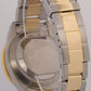PAPERS Rolex Submariner 40mm BLUE 18K Yellow GOLD BUCKLE Stainless 16613 BOX