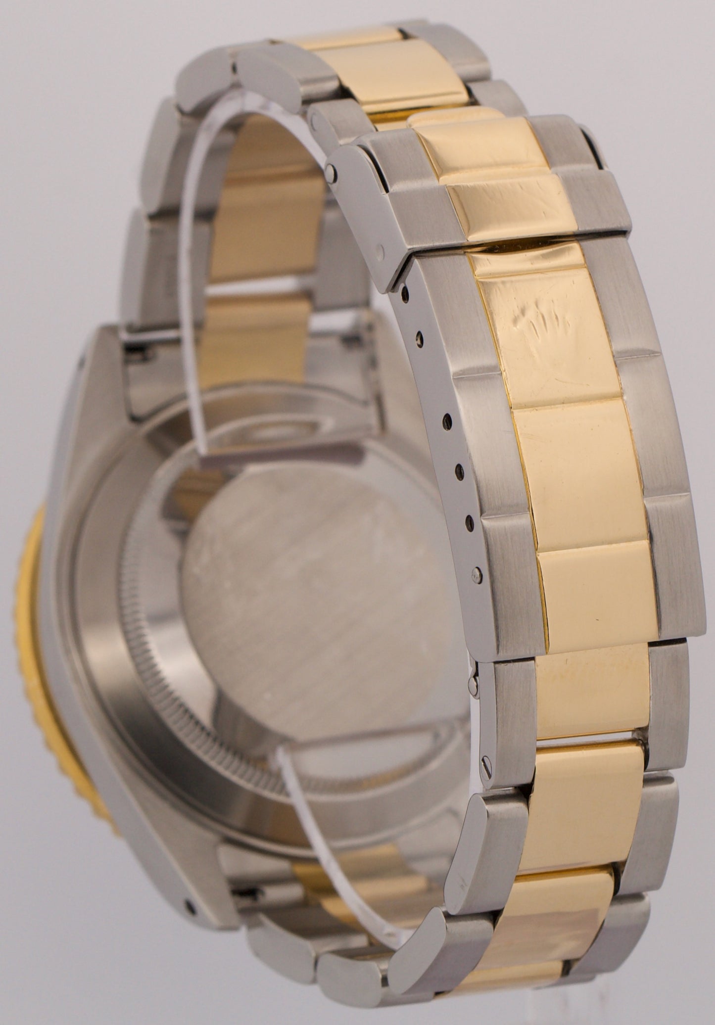 PAPERS Rolex Submariner 40mm BLUE 18K Yellow GOLD BUCKLE Stainless 16613 BOX