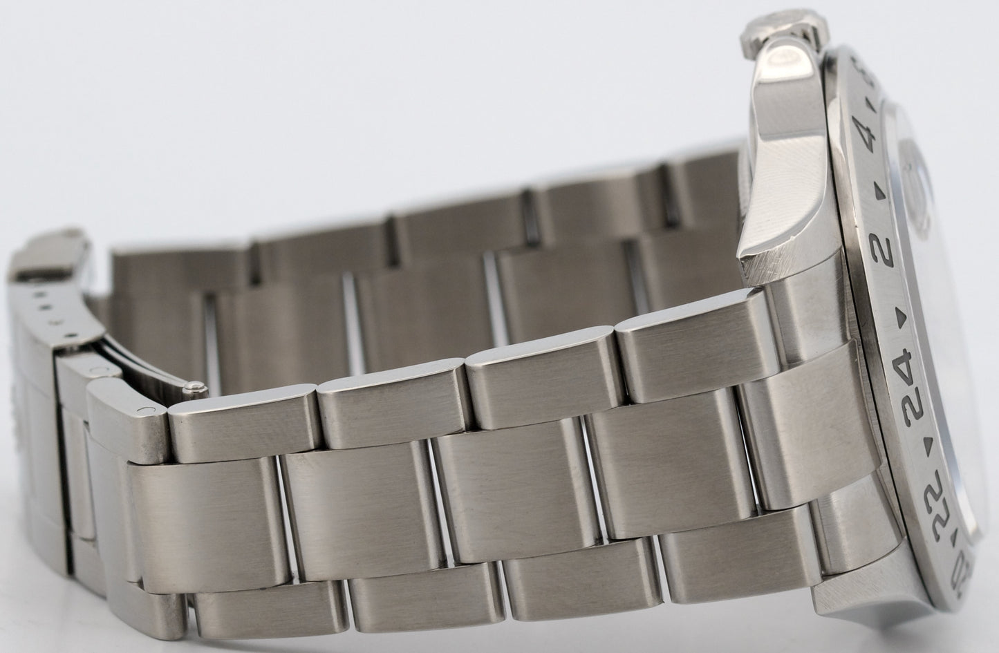 2006 PAPERS Rolex Explorer II 40mm BLACK Stainless Steel 16570 NO-HOLES BOX