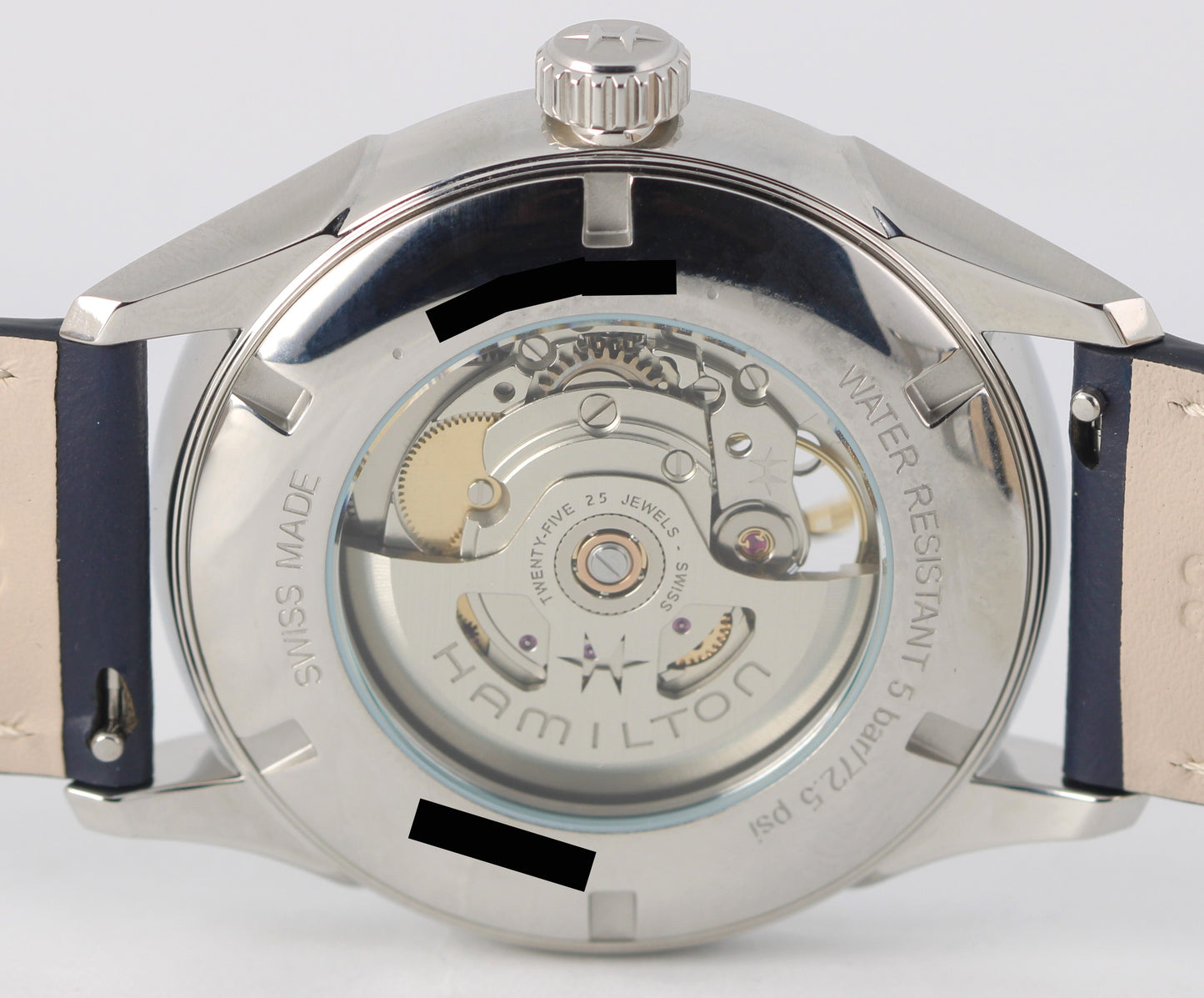 2026 PAPERS Hamilton Jazzmaster Open Heart Blue Aventurine 42mm H32705640 BOX