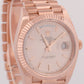 MINT Rolex Day-Date President 40mm SUNDUST TAPESTRY 18K Rose Gold 228235 BOX