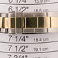 PAPERS Rolex Submariner 40mm BLUE 18K Yellow GOLD BUCKLE Stainless 16613 BOX