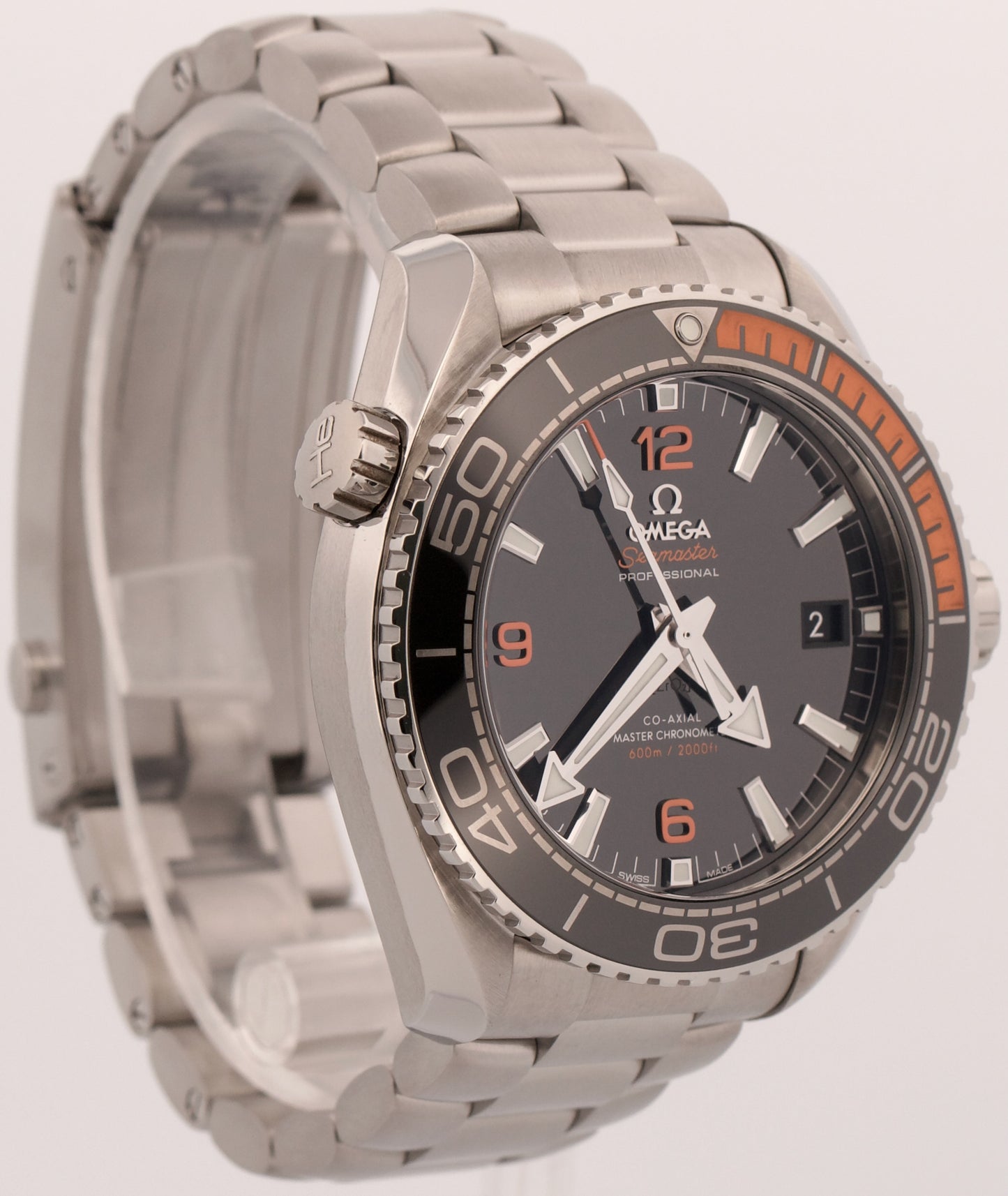 2017 PAPERS Omega Seamaster Planet Ocean 43.5mm 215.30.44.21.01.002 Ceramic BOX