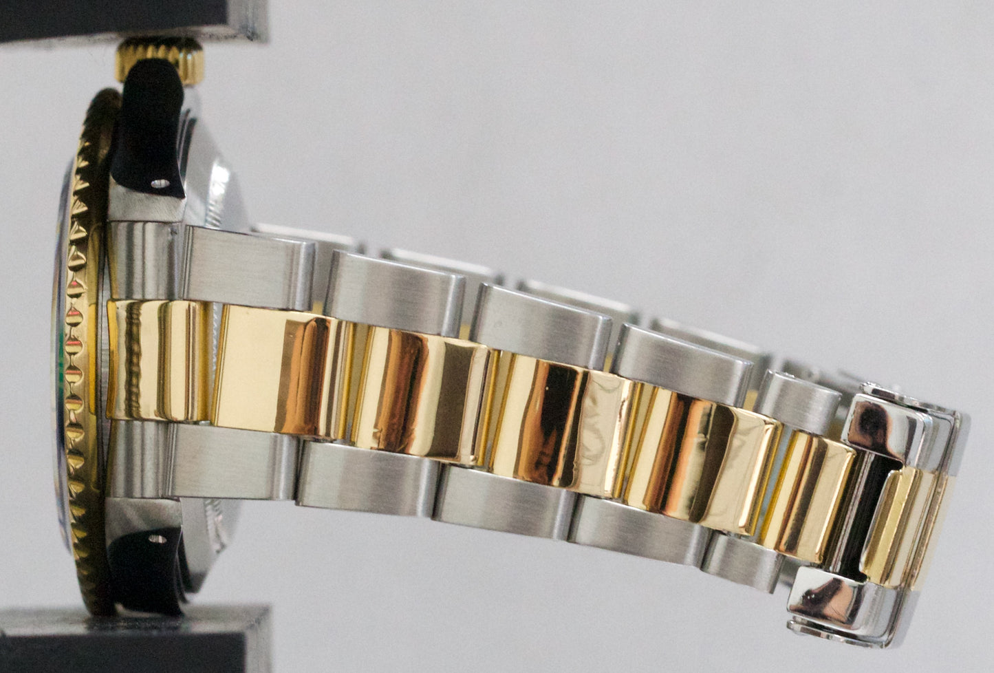 PAPERS Rolex Submariner 40mm BLUE 18K Yellow GOLD BUCKLE Stainless 16613 BOX
