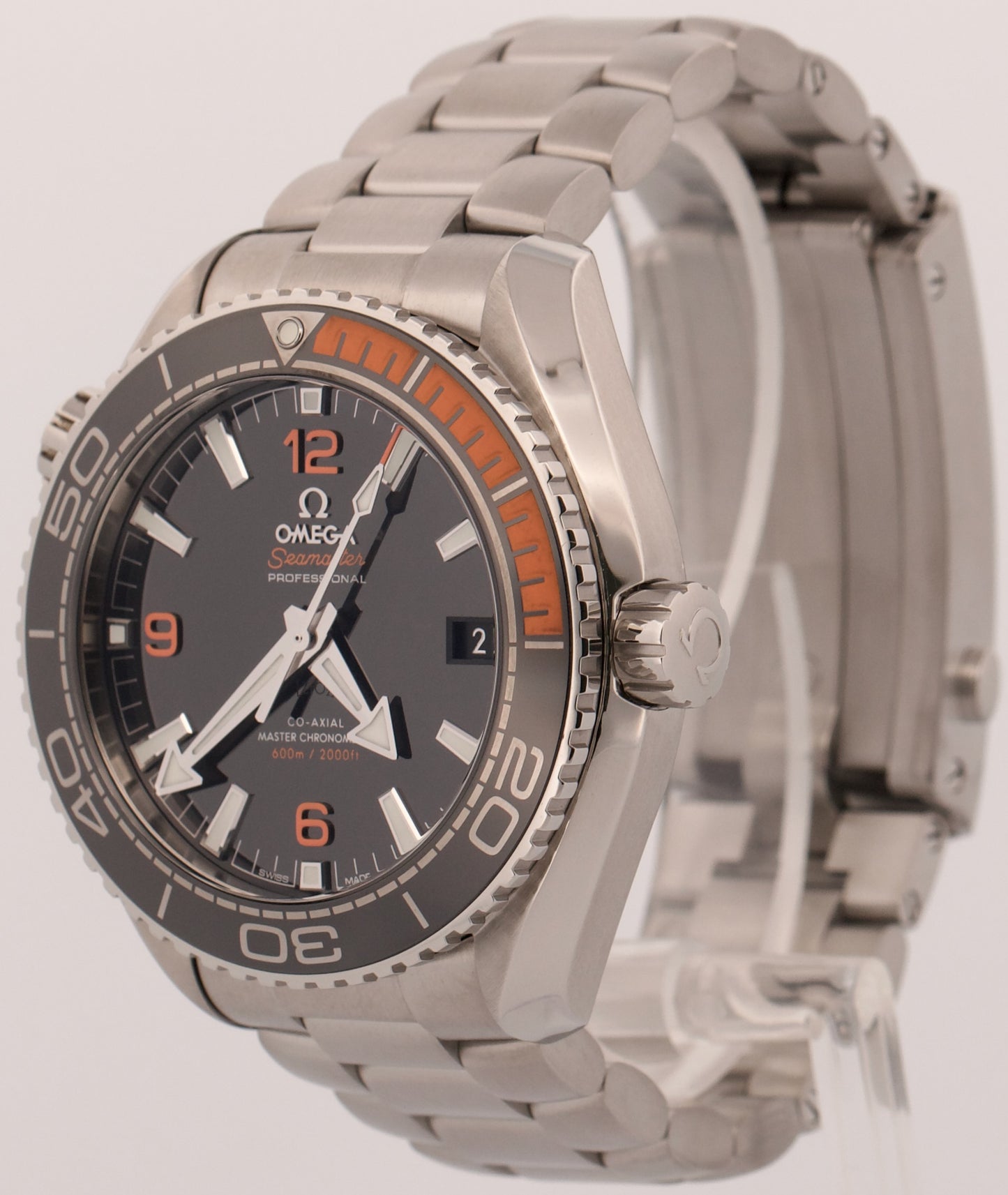 2017 PAPERS Omega Seamaster Planet Ocean 43.5mm 215.30.44.21.01.002 Ceramic BOX