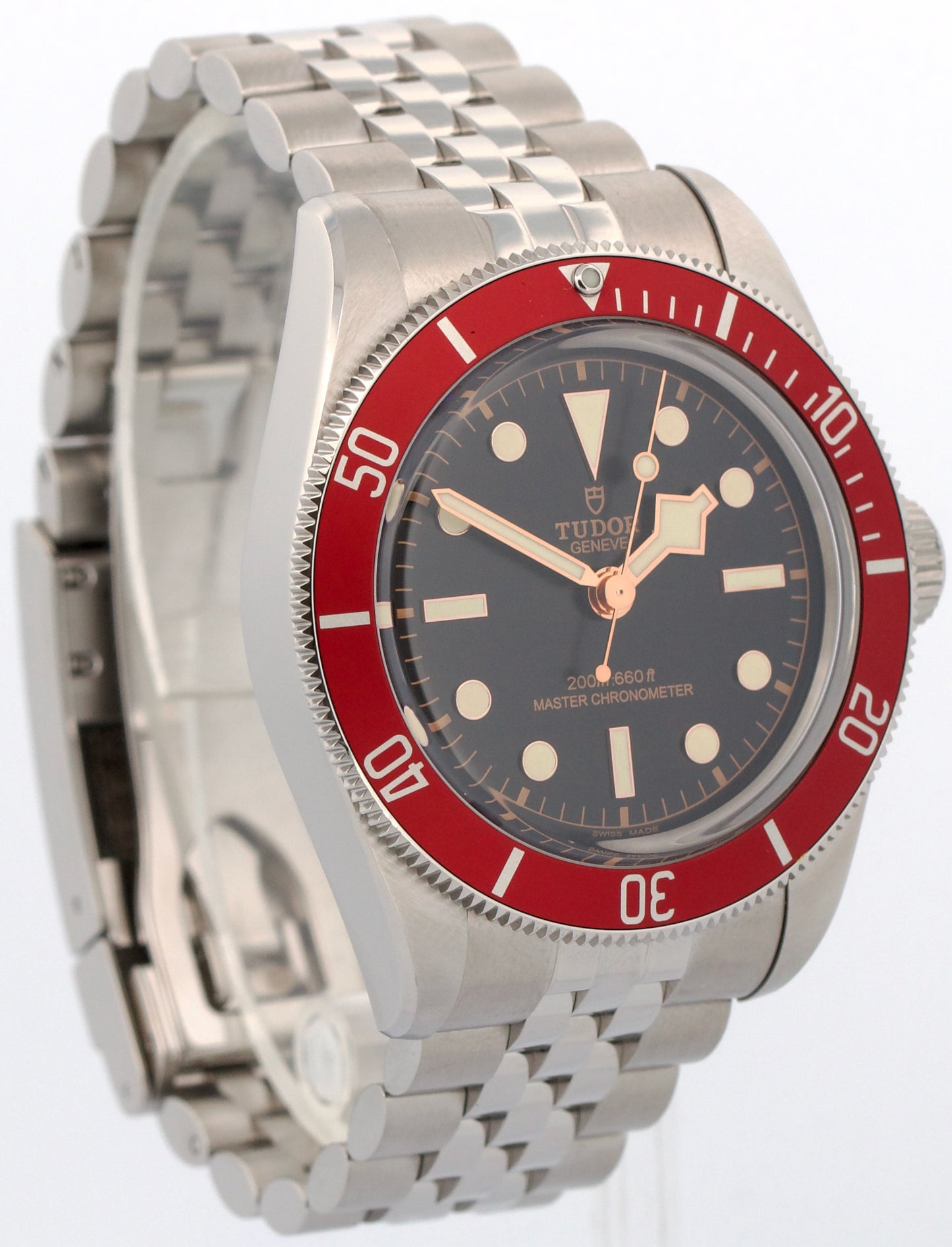 PAPERS Tudor Black Bay RED Stainless Steel Jubilee 41mm 7941A1A0RU Watch BOX