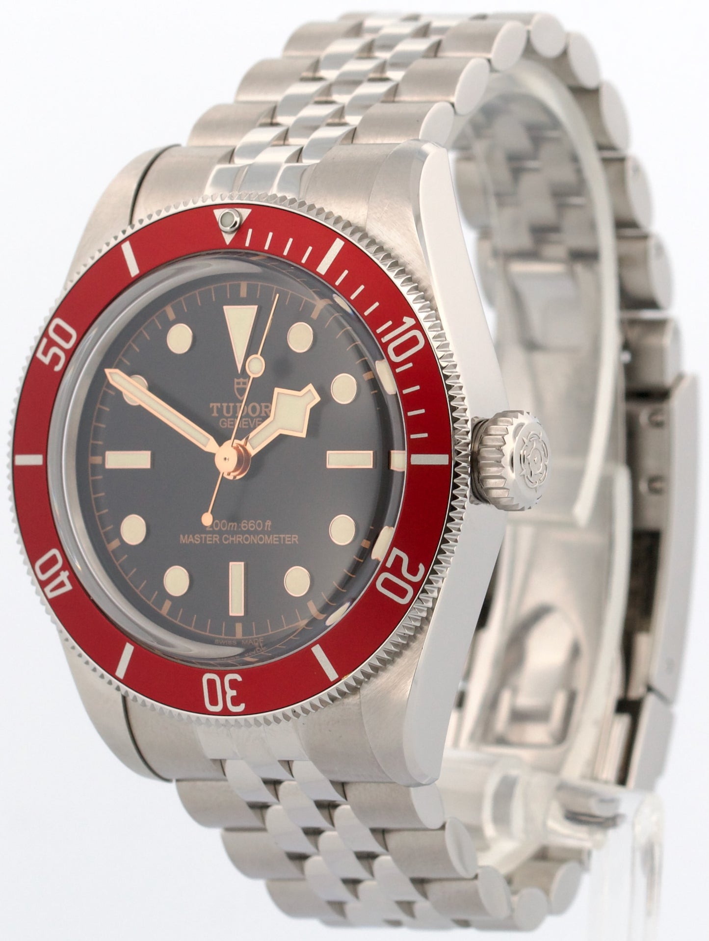 PAPERS Tudor Black Bay RED Stainless Steel Jubilee 41mm 7941A1A0RU Watch BOX