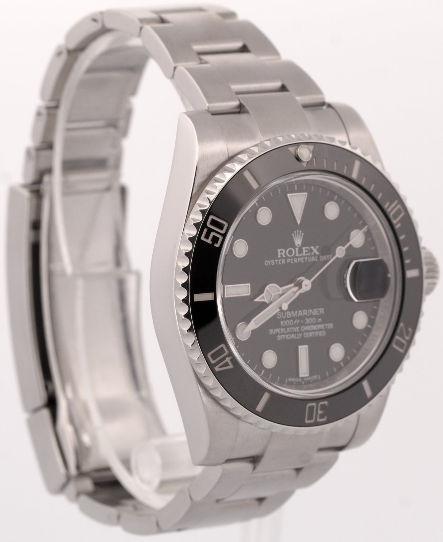 2022 RSC PAPERS Rolex Submariner Date BLACK Steel Ceramic 40mm 116610 LN BOX