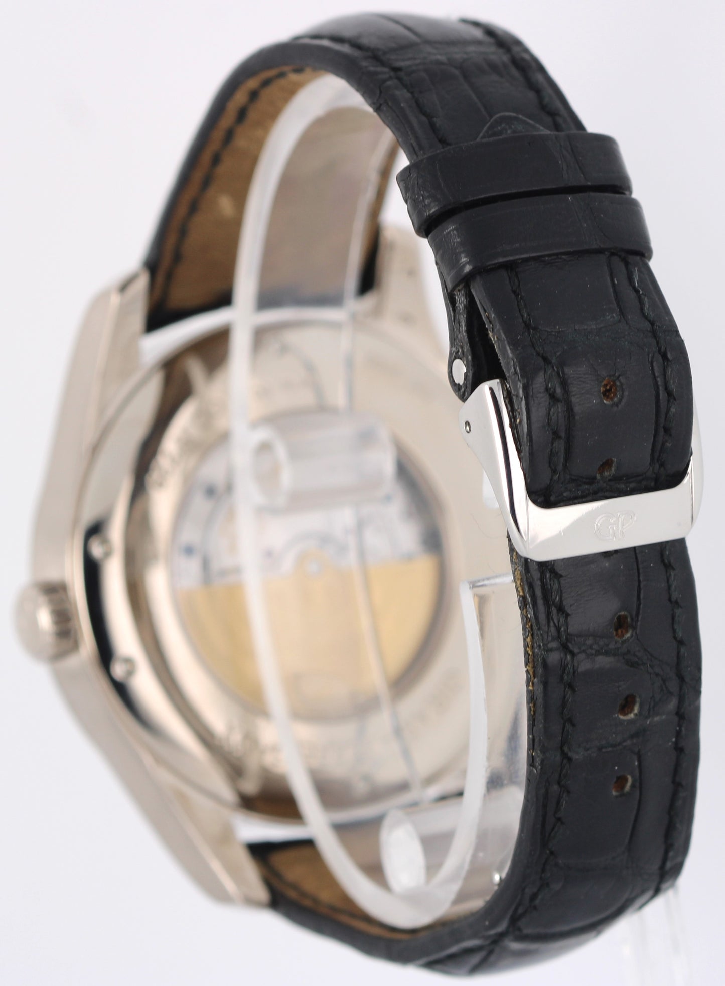 Girard-Perregaux WW.TC PAPERS Chronograph 18k White Gold Silver 43mm 4980 BOX