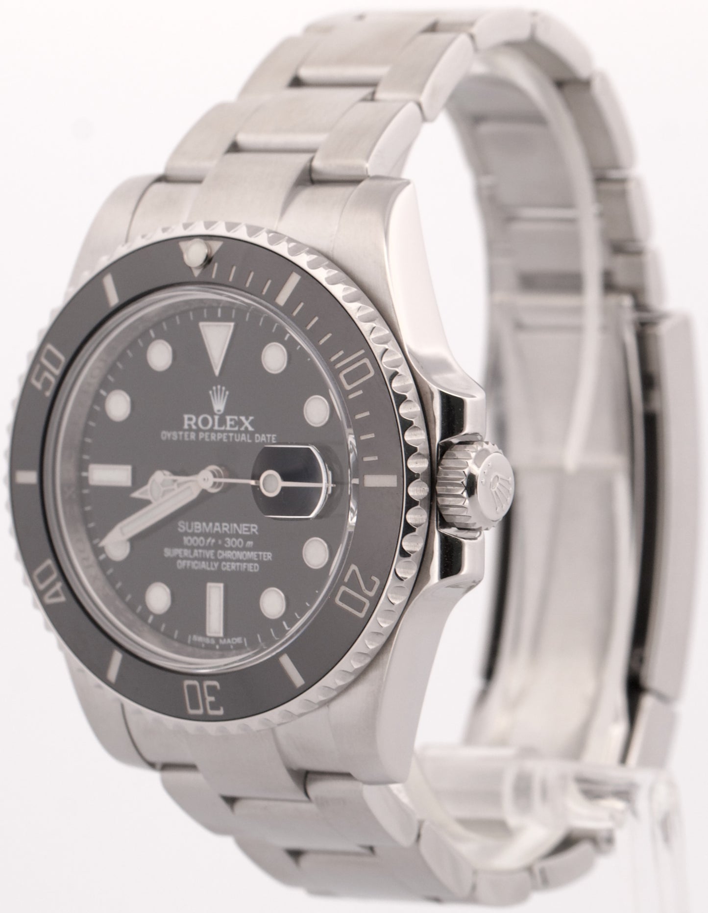 2022 RSC PAPERS Rolex Submariner Date BLACK Steel Ceramic 40mm 116610 LN BOX