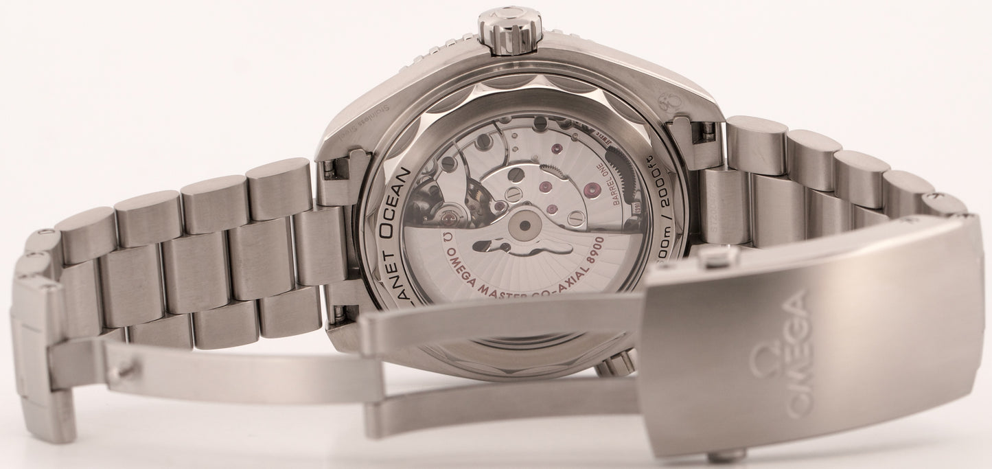 2017 PAPERS Omega Seamaster Planet Ocean 43.5mm 215.30.44.21.01.002 Ceramic BOX