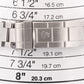 Rolex Submariner Date Black REHAUT Stainless Steel NO-HOLES 40mm Watch 16610