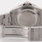 Rolex Submariner Date Black REHAUT Stainless Steel NO-HOLES 40mm Watch 16610