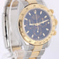 2009 PAPERS Rolex Daytona Cosmograph Two-Tone Gold Steel Black 40mm 116523 BOX