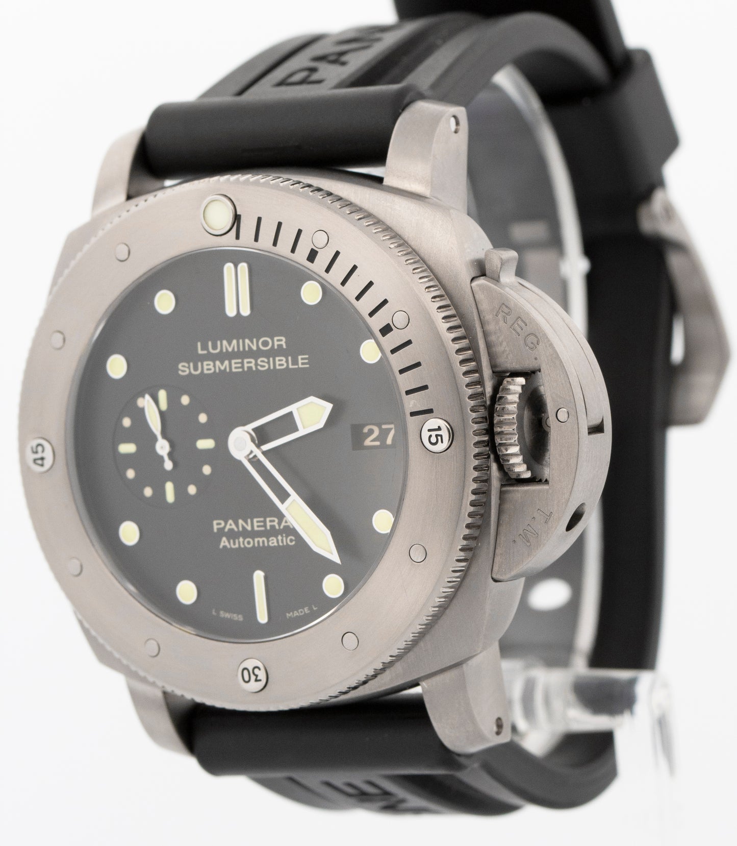 PAPERS Panerai Luminor Submersible PAM 305 Titanium 47mm PAM00305 Dive Watch BOX