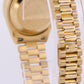 PAPERS Ladies Rolex DateJust President 26mm MOP DIAMOND 18K Gold 69178 BOX