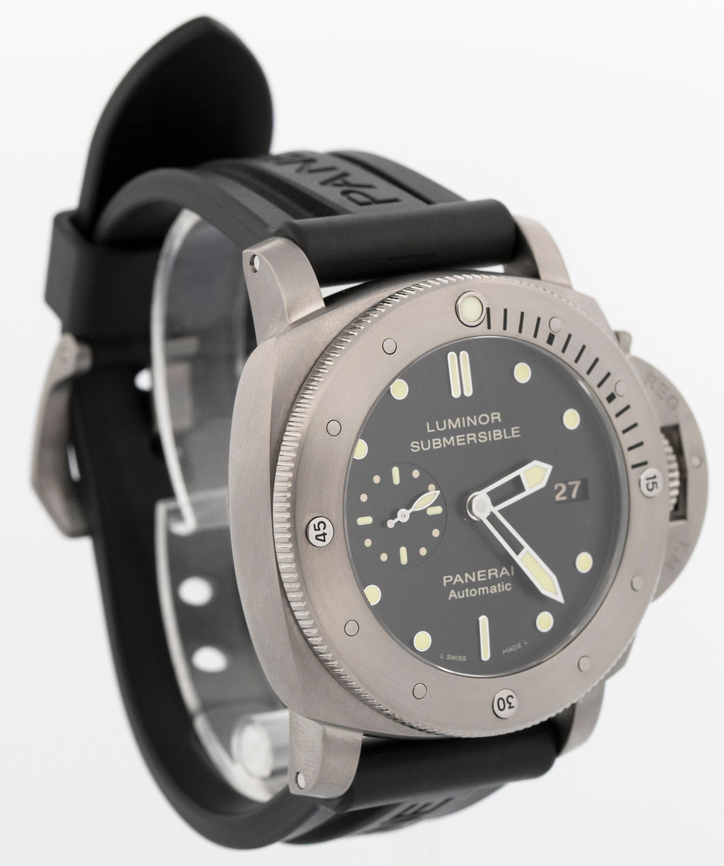 PAPERS Panerai Luminor Submersible PAM 305 Titanium 47mm PAM00305 Dive Watch BOX