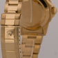 VINTAGE 1980 Rolex Submariner Date BLACK 18K Yellow Gold 40mm Oyster 16808 Watch