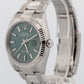 NEW 2026 STICKERED PAPERS Rolex DateJust 36 MINT GREEN Steel Watch 126234 BOX