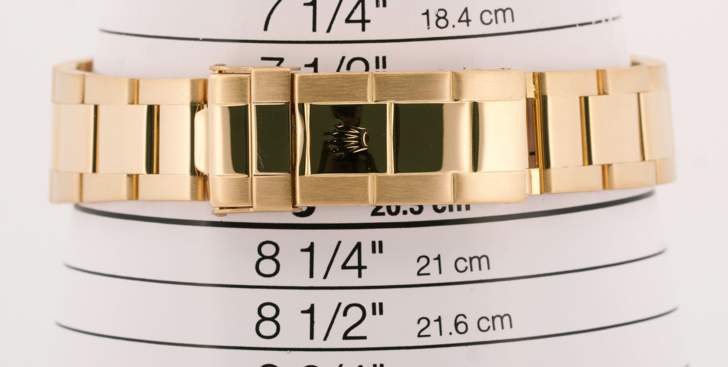 VINTAGE 1980 Rolex Submariner Date BLACK 18K Yellow Gold 40mm Oyster 16808 Watch