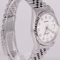 MINT Rolex DateJust 36mm White Diamond Jubilee Dial 18K Gold Steel Watch 16234