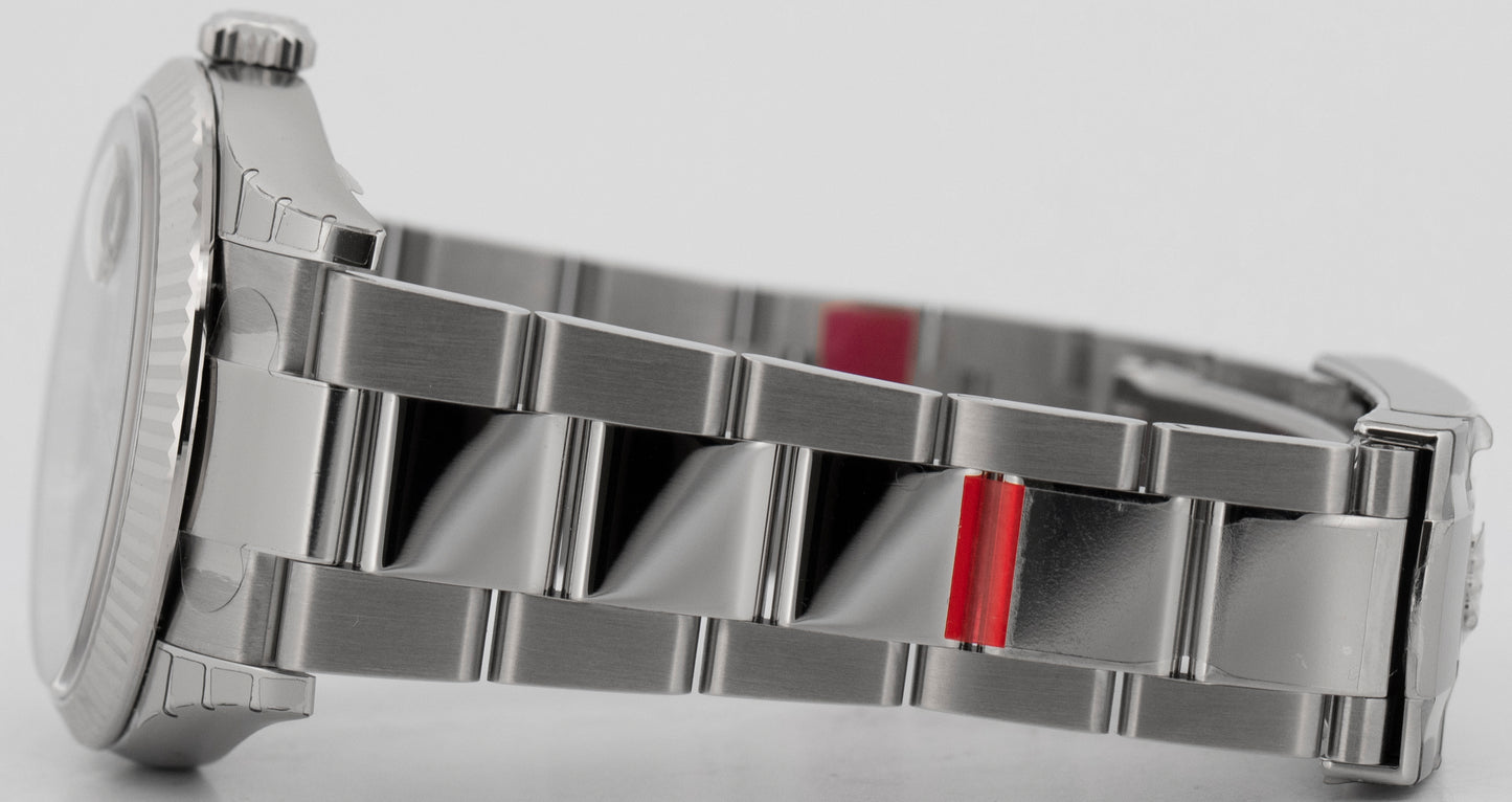 NEW 2026 STICKERED PAPERS Rolex DateJust 36 MINT GREEN Steel Watch 126234 BOX