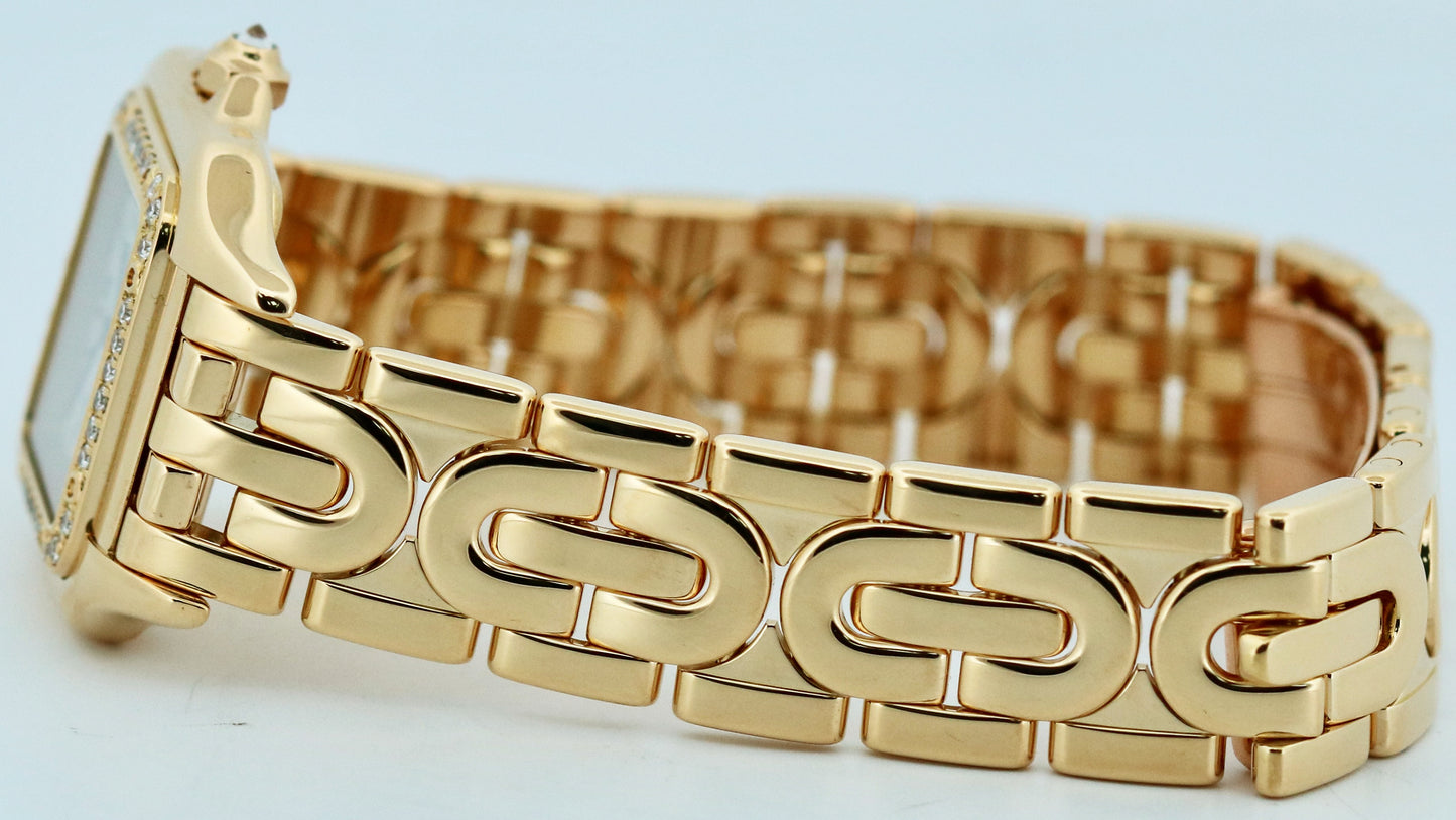 Ladies Cartier Panthere FACTORY DIAMOND 18K Gold 22mm DECO 1280 WF3070N3 BOX