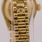 VINTAGE 1987 Ladies Rolex DateJust President WHITE 18K Yellow Gold 26mm 69178