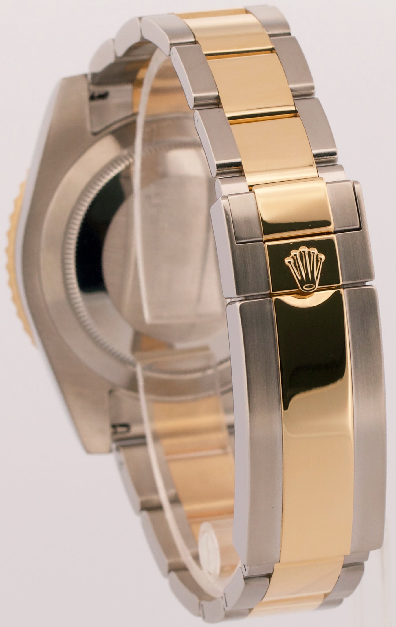 Rolex Submariner Date Ceramic BLUE 40mm 18K Yellow Gold Steel 116613 LB Watch