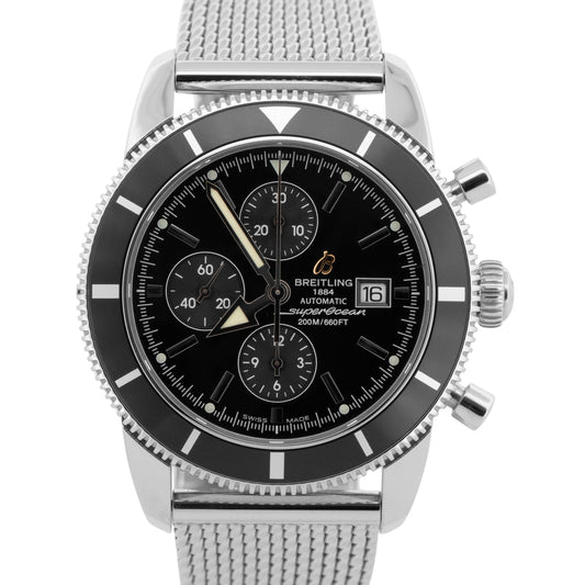 Breitling Superocean Heritage Chrono Black Stainless Steel 44mm Watch A13320