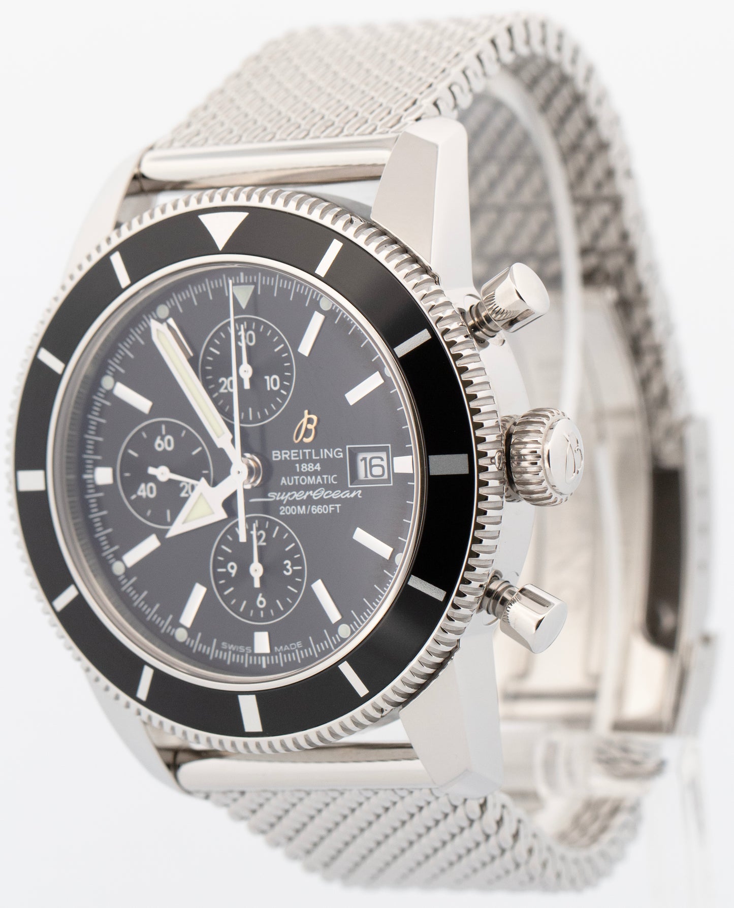 Breitling Superocean Heritage Chrono Black Stainless Steel 44mm Watch A13320