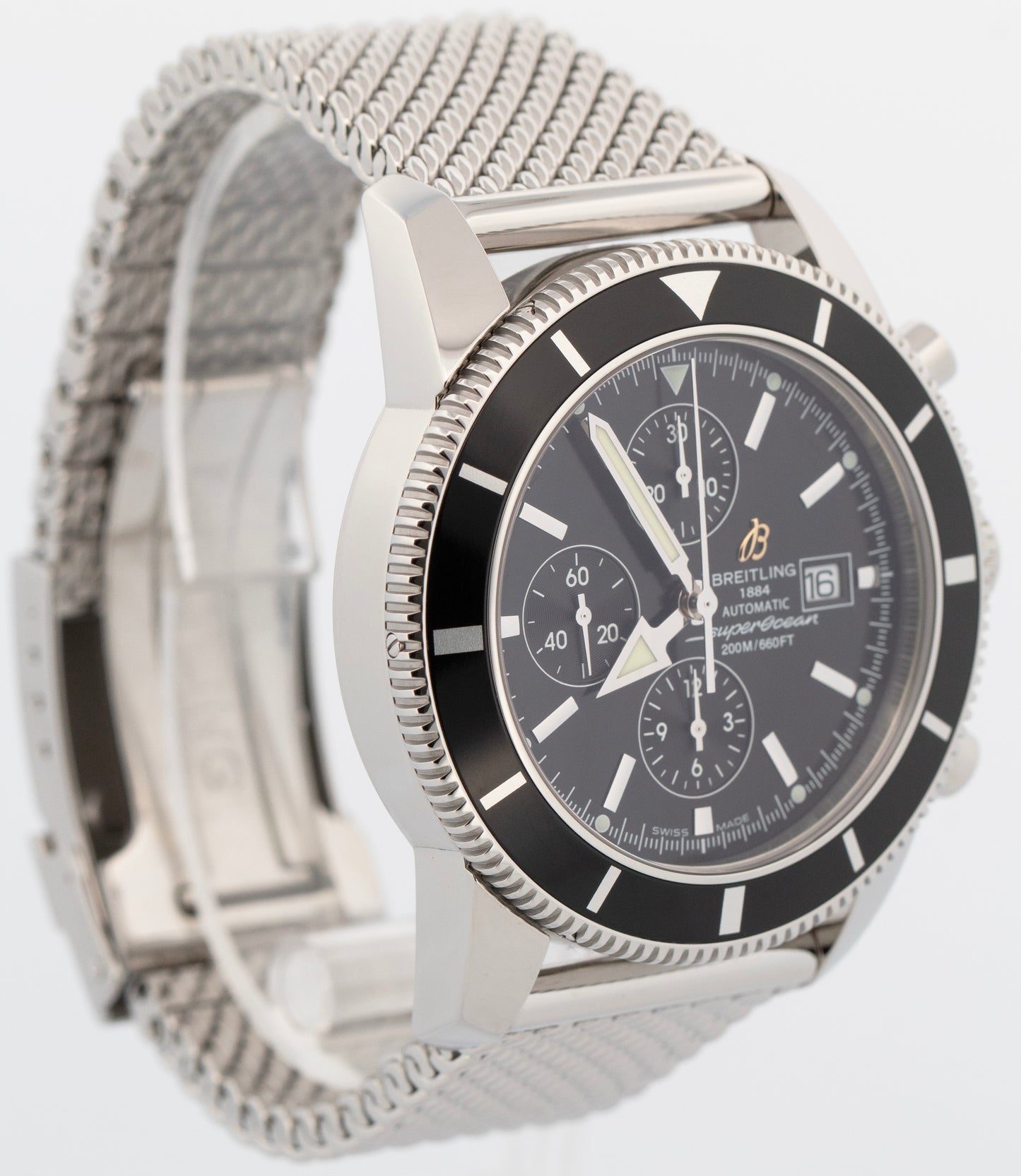 Breitling Superocean Heritage Chrono Black Stainless Steel 44mm Watch A13320