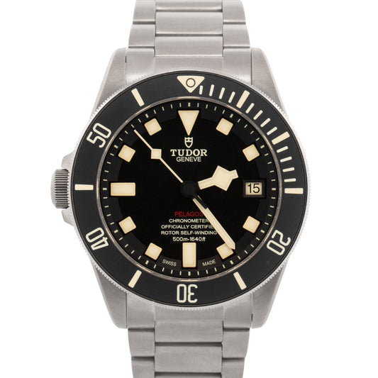 2017 PAPERS Tudor Pelagos Black Titanium 42mm LHD 25610TNL Watch BOX