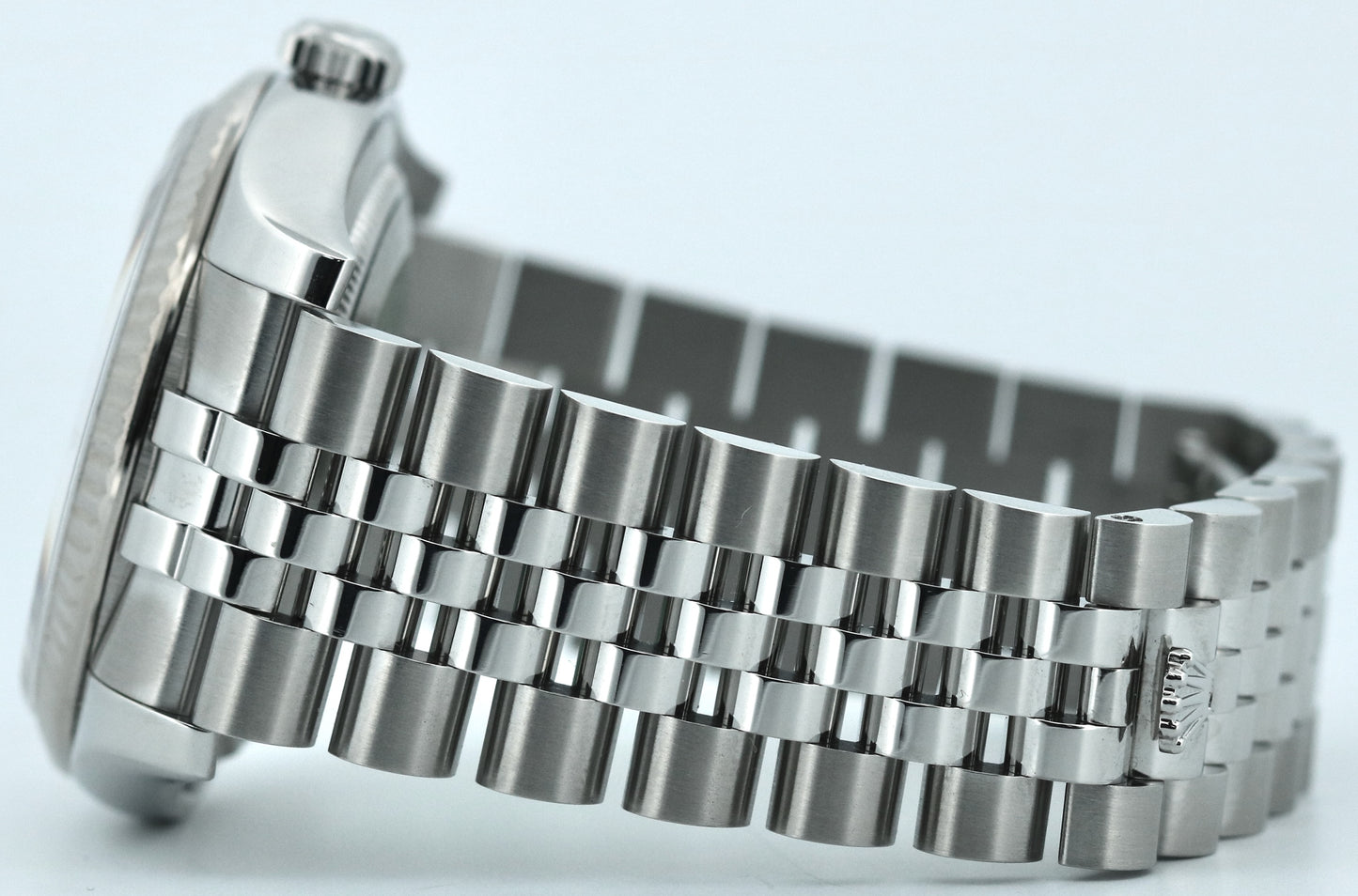 Rolex DateJust 36mm SILVER DIAMOND 18K Stainless Steel SUPER JUBILEE 116234