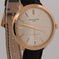Patek Philippe Calatrava WHITE 18K Rose Gold Leather Manual 38mm 5123R Watch