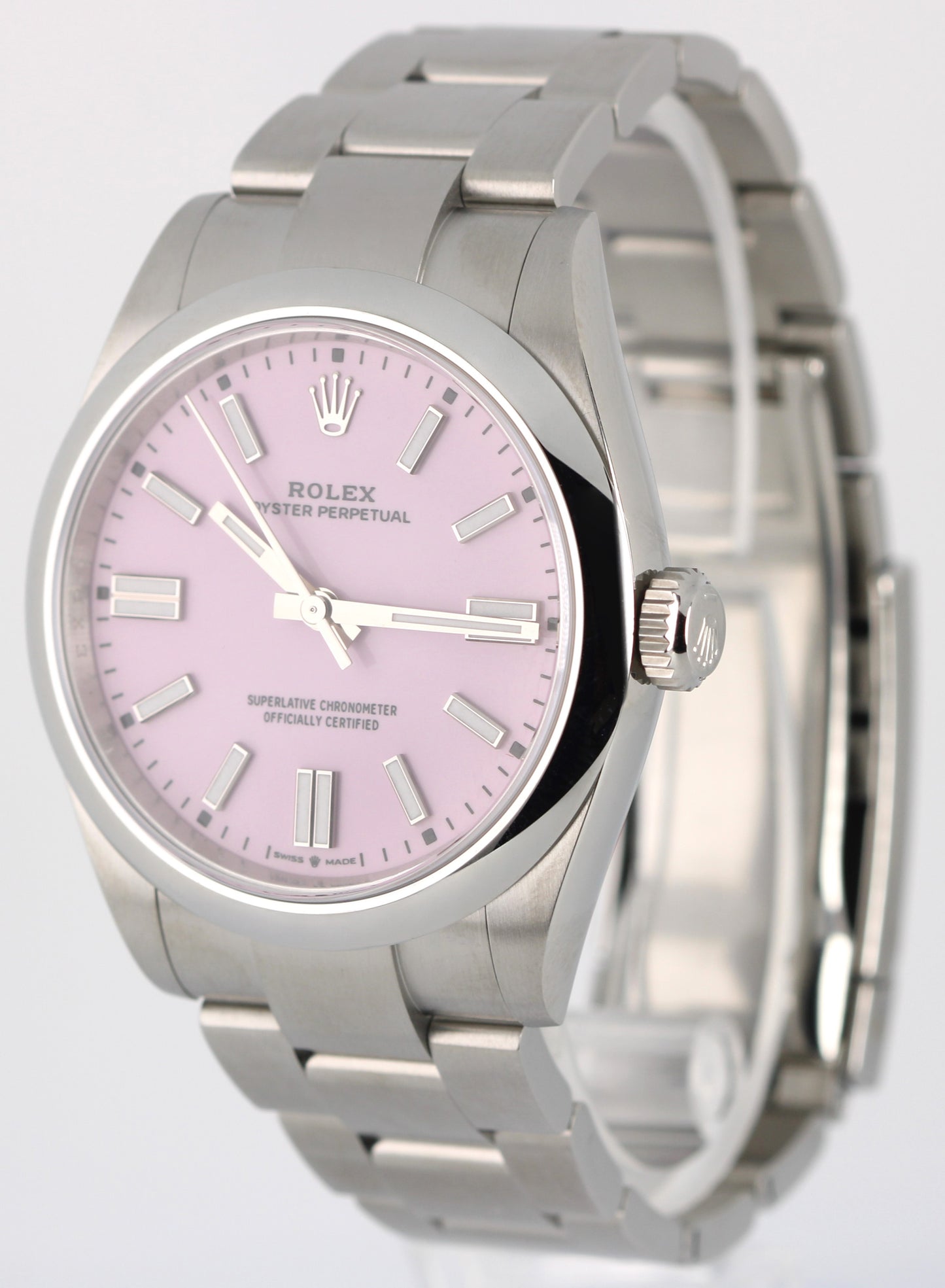 NEW JUNE 2026 PAPERS Rolex Oyster Perpetual Candy Pink 41mm 134300 Watch BOX