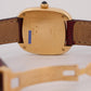 VINTAGE Ladies Cartier Gondole WHITE ROMAN 18K Yellow Gold 24mm Manual 7807 BOX