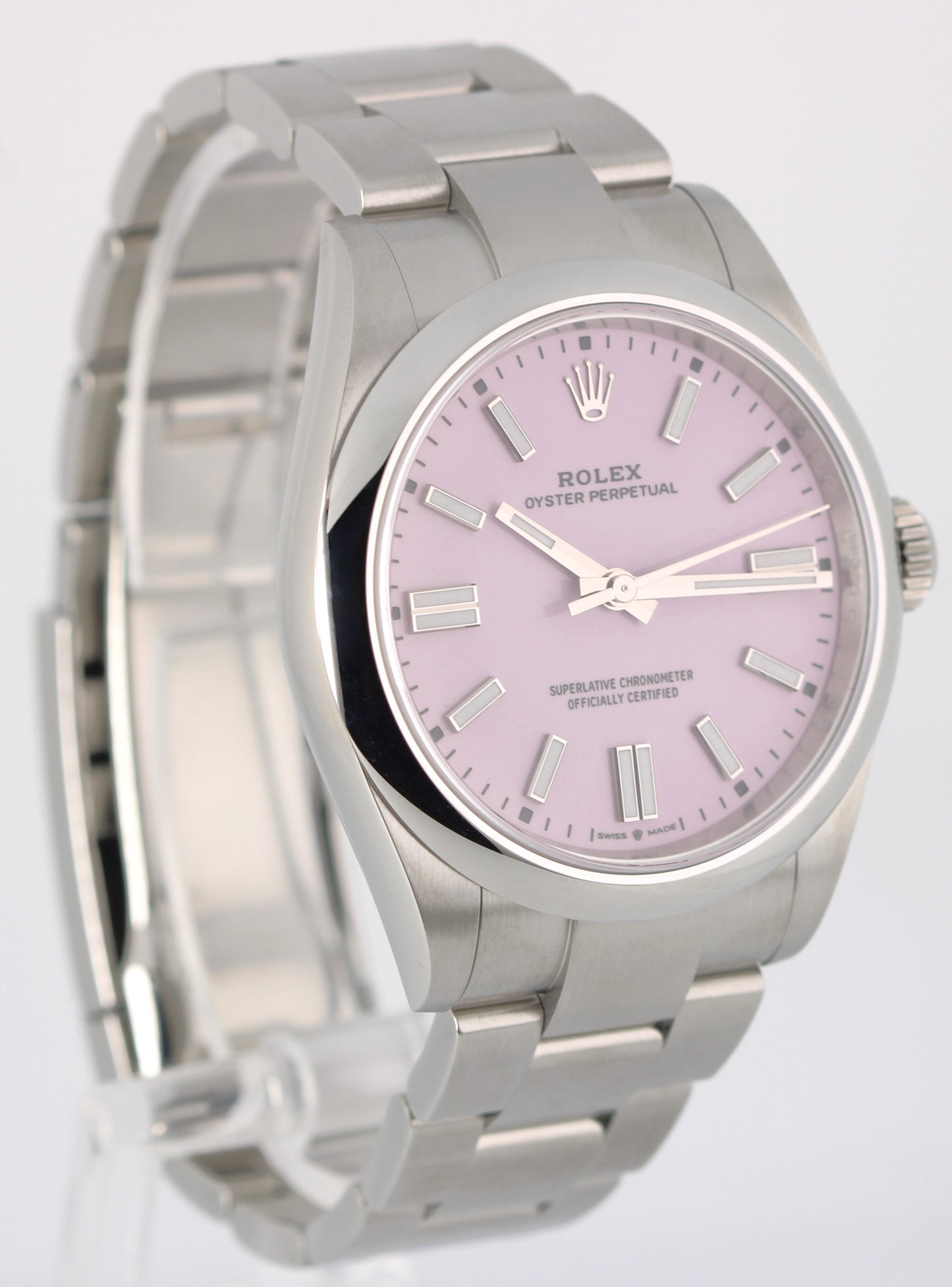 NEW JUNE 2026 PAPERS Rolex Oyster Perpetual Candy Pink 41mm 134300 Watch BOX