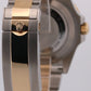 Rolex Sea-Dweller 43mm BLACK Two-Tone 18K Yellow Gold Steel Ceramic Watch 126603
