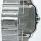 NEW STICKERED PAPERS Cartier Santos 39.8mm White Roman Steel 4072 WSSA0018 BOX