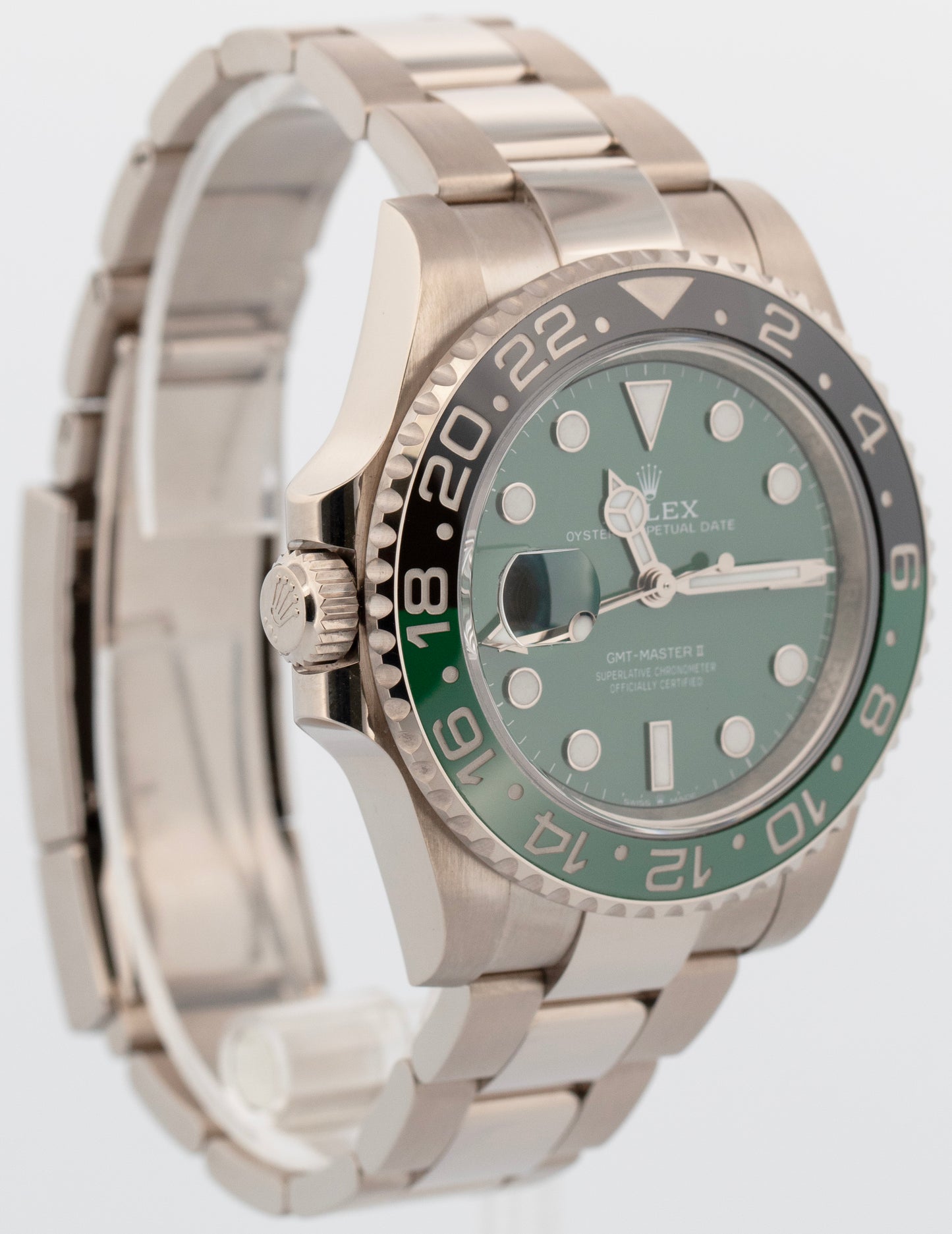 2025 PAPERS Rolex GMT-Master II SPRITE GREEN White Gold Watch 126729 VTNR BOX