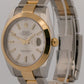 UNWORN 2025 PAPERS Rolex Datejust 41 SILVER Steel 18K OYSTER 41mm 126303 BOX