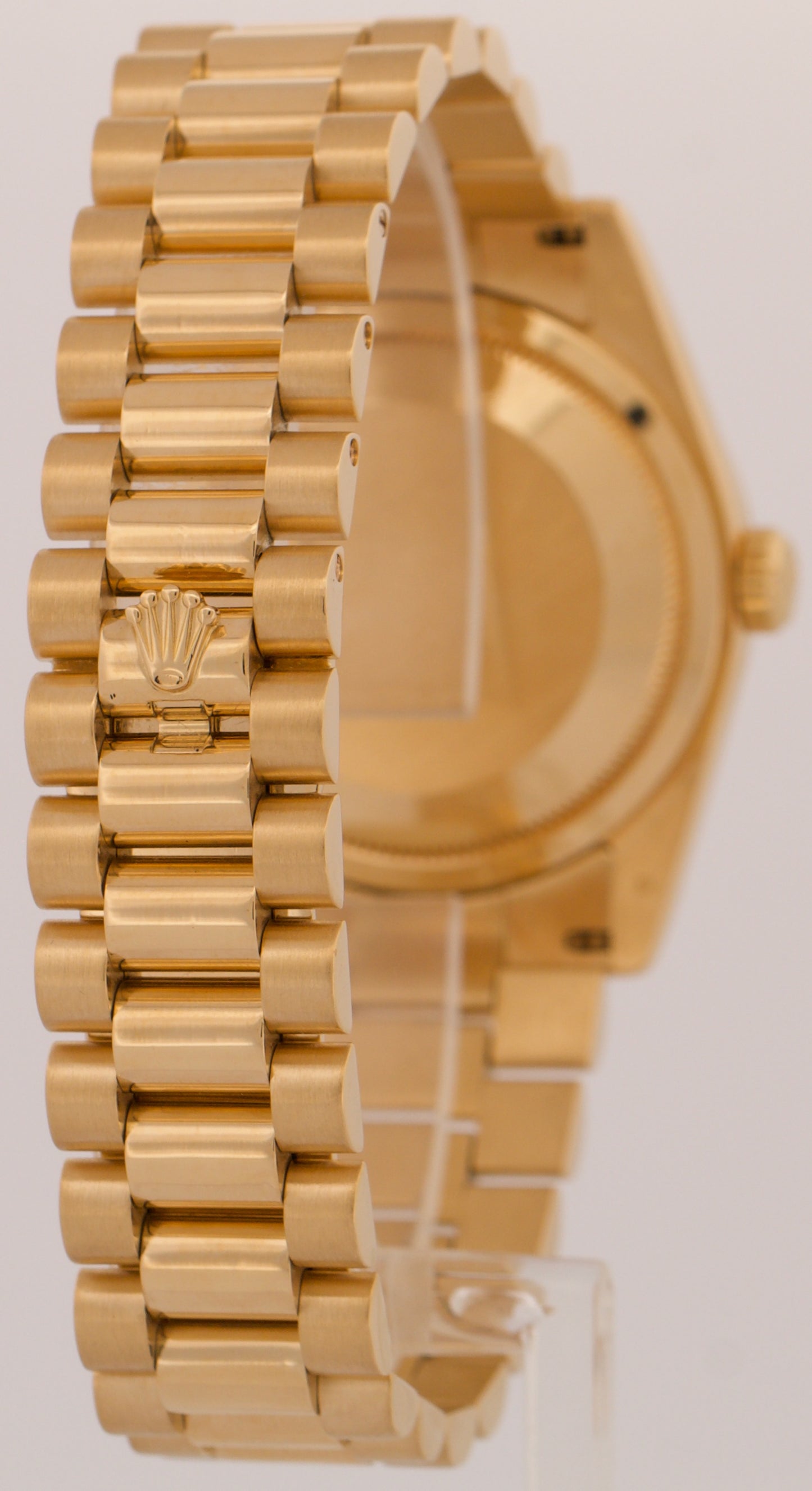 Rolex Day-Date President CHAMPAGNE 18K Yellow Gold Fluted 36mm 118238 Watch