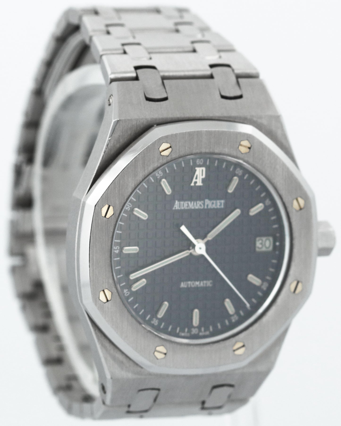 UNPOLISHED Audemars Piguet Royal Oak BLUE Steel 36mm Watch 14790ST.OO.0789ST.08