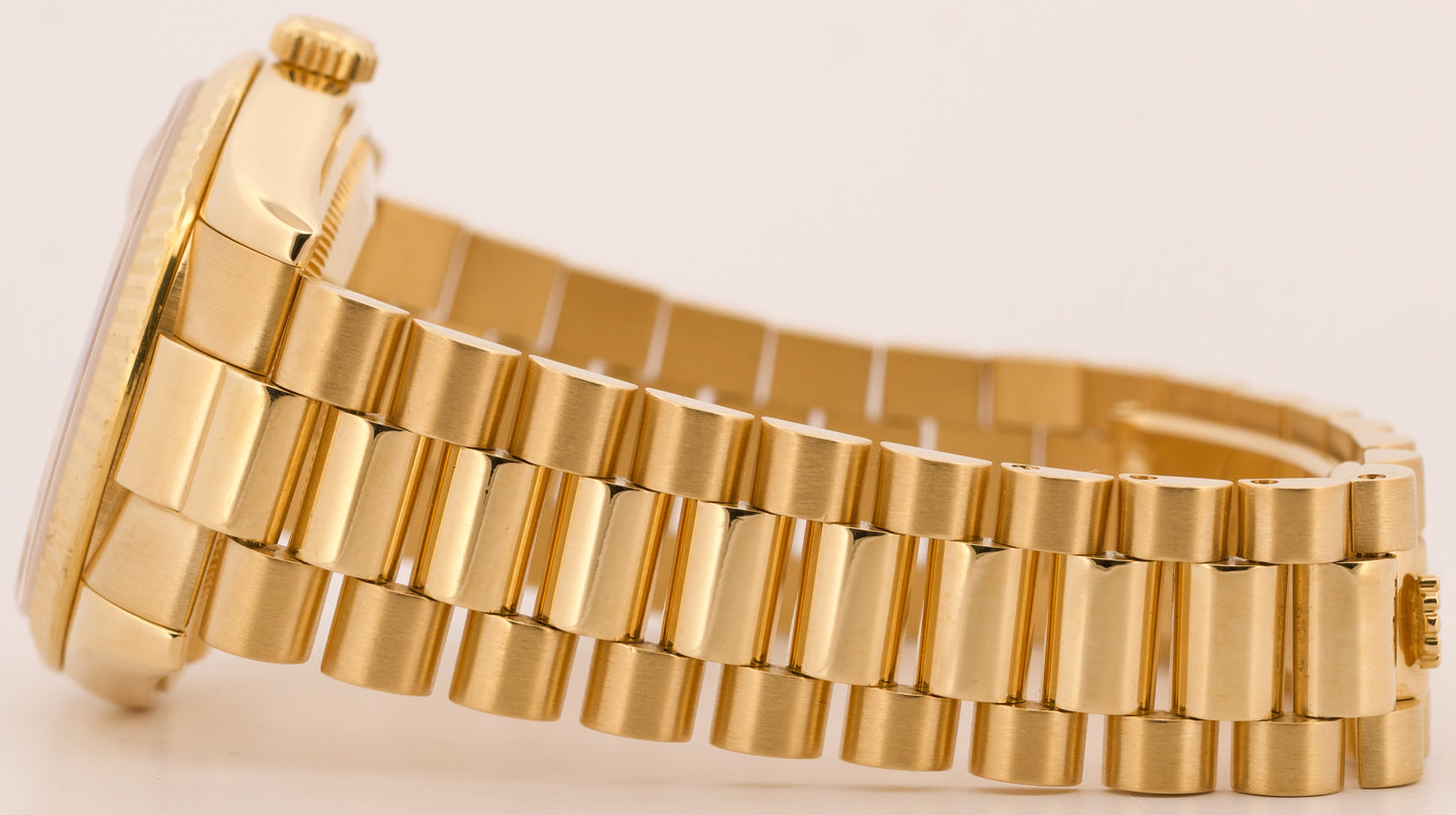 Rolex Day-Date President CHAMPAGNE 18K Yellow Gold Fluted 36mm 118238 Watch