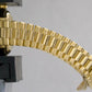 1984 Ladies Rolex DateJust President 26mm BLACK DIAMOND 18K Yellow Gold 69178